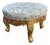 Late 20c French Louis XVI Gold Damask Bench - 1 Pc For Sale