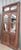 Our Transom Double Door with Mirrored Glass is solid teak, a unique one-of-a-kind piece. Hand-crafted featuring double...