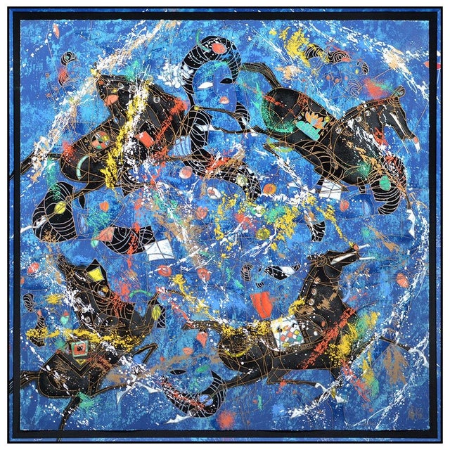Contemporary Late 20th Century Line Symphony, Jiang Tiefeng For Sale - Image 3 of 6