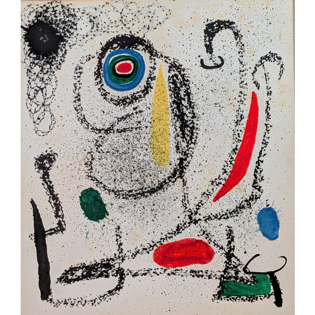 Joan Miro, Surrealist Composition Limited Edition, 1968, Lithograph For Sale - Image 4 of 4