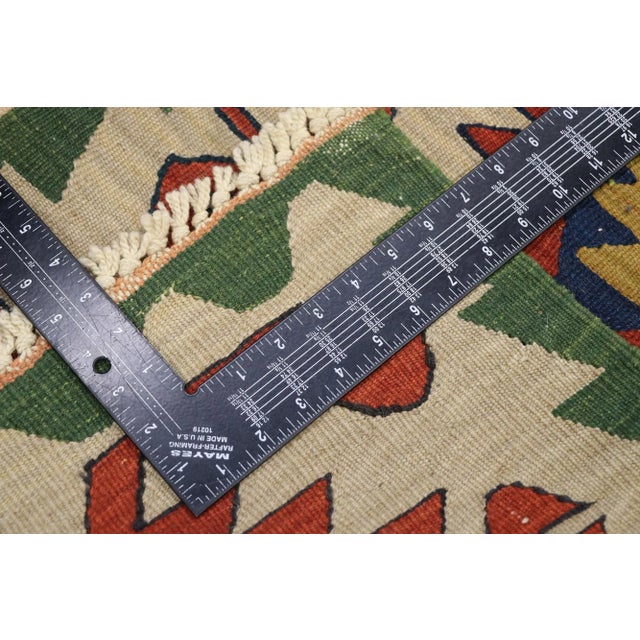 Late 20th Century Vintage Persian Shiraz Kilim Rug - 01'10 X 02'09 For Sale - Image 5 of 9