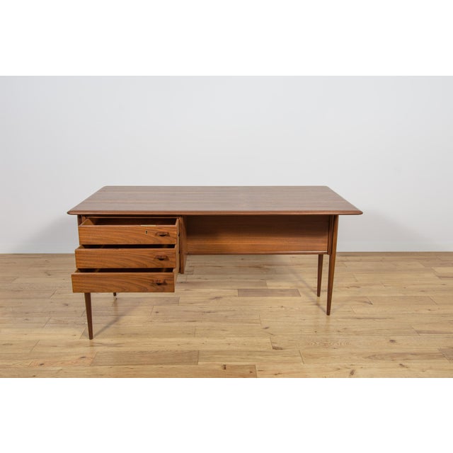 Mid-Century Teak Model Desk by Goran Strand for Lelangs Möbelfabrik, Sweden, 1960s For Sale - Image 14 of 18