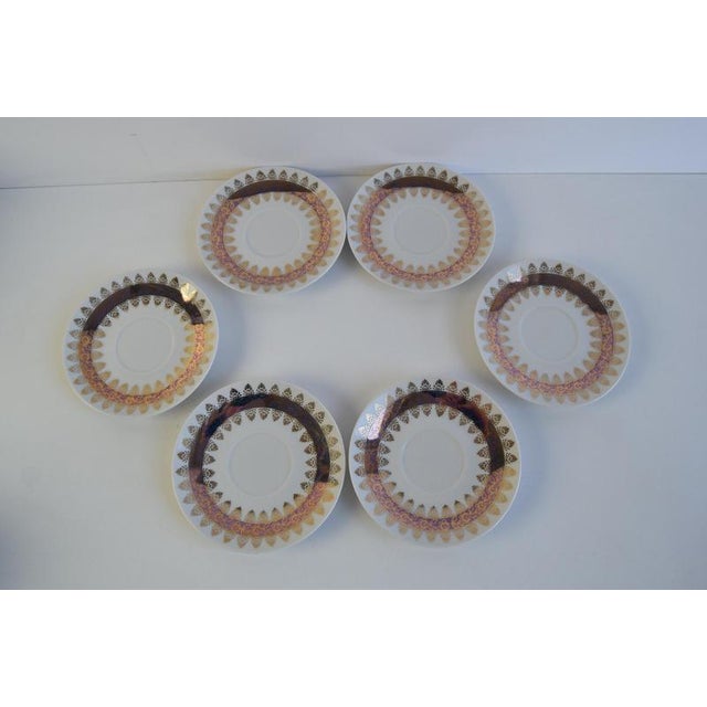 Ceramic Vintage Cups and Saucers from Epiag, 1950, Set of 6 For Sale - Image 7 of 18