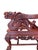 Cinnamon Antique Chinese Rosewood Dragon Armchair – Peranakan Style Carved Chair With Marble Insert, C. Late 19th or Early 20th Century For Sale - Image 8 of 16