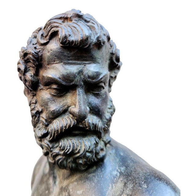 Antique Bronze Neptune Sculpture from After Gianbologna, 1900s For Sale - Image 4 of 14