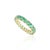 4.06 Ctw Cushion Cut Emerald Eternity Band Ring Size 7 ( All Sizes Available ) For Sale - Image 4 of 7