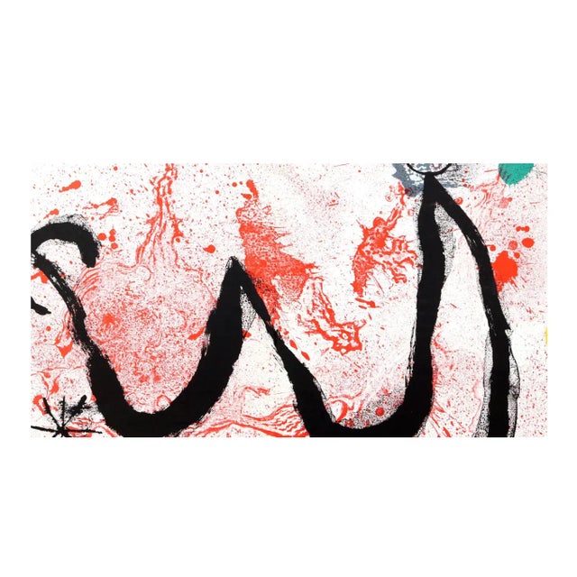 Artist: Joan Miro, Spanish (1893 - 1983) Title: Danse de Feu from Derriere le Miroir Year: 1963 Medium: Lithograph...