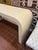 1980's Off White Laminate Waterfall Console Table. For Sale - Image 18 of 18