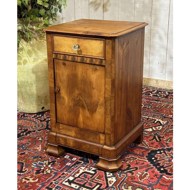 Louis Philippe Bedside Table in Cherry Wood, 1800s For Sale - Image 13 of 14