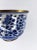 Mid-20th Century Jingdezhen China, Blue and White Covered Pagoda Jar With Brass Bands and Shunzhi Seal Mark For Sale In New York - Image 6 of 12