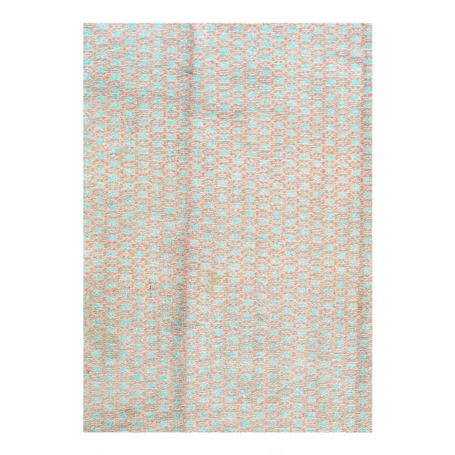 1960s Pasargad DC Reversible Cotton Sumak Hand Woven Rug For Sale - Image 5 of 6