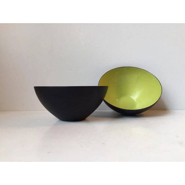 Mid-Century Modern Modernist Krenit Bowls by Herbert Krenchel for Torben Orskov, 1950s, Set of 2 For Sale - Image 3 of 6