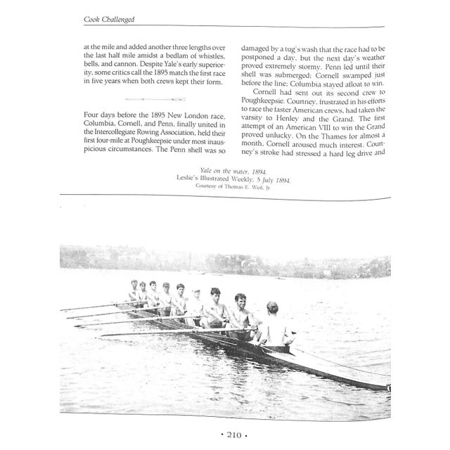 Traditional "The Harvard-Yale Boat Race 1852-1924" 1993 Mendenhall, Thomas C. For Sale - Image 3 of 12
