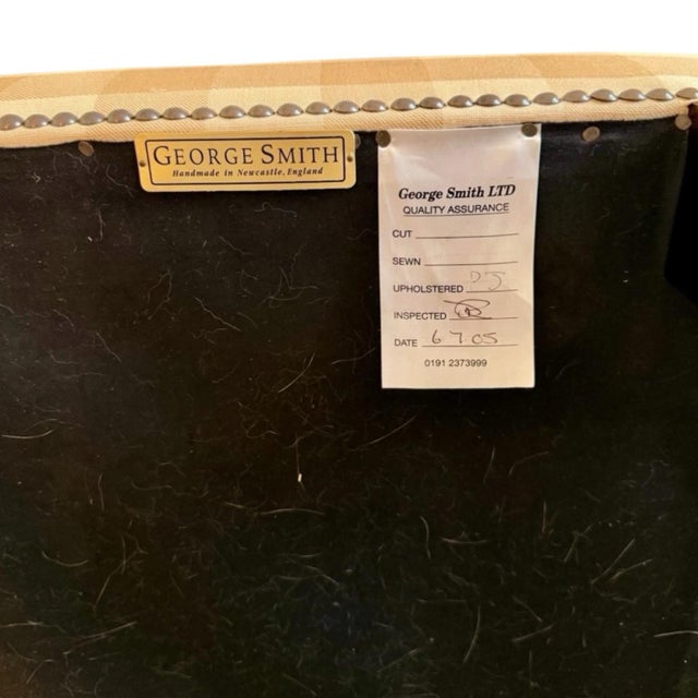 Wood George Smith Baby Signature Stools- A Pair For Sale - Image 7 of 7