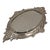 A rare and highly ornate antique Continental solid silver hand mirror, featuring a highly sought-after double-sided...