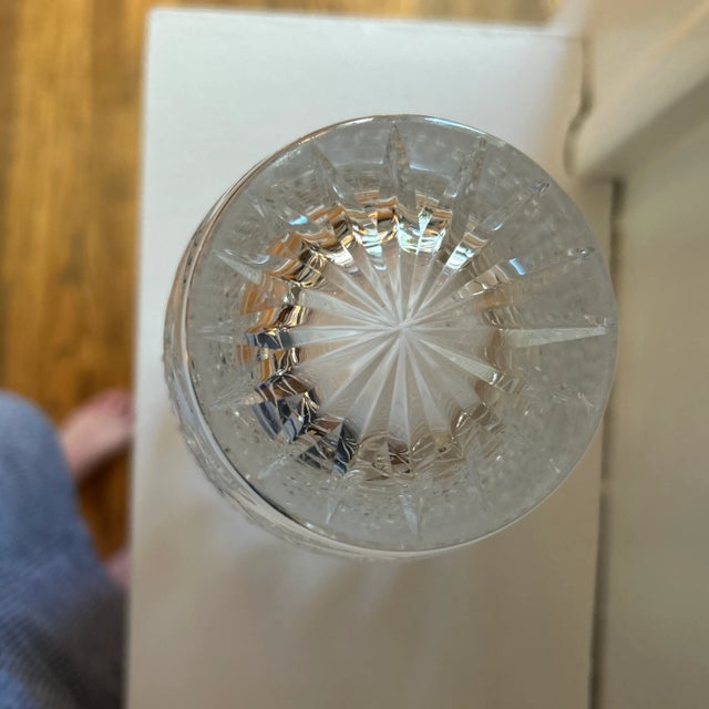 Waterford Vintage Waterford Glandore Crystal Flower Vase Unsigned For Sale - Image 4 of 4