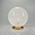 Large Murano Swirl Glass Globe Table Lamp from Venini, 1980s For Sale - Image 3 of 7