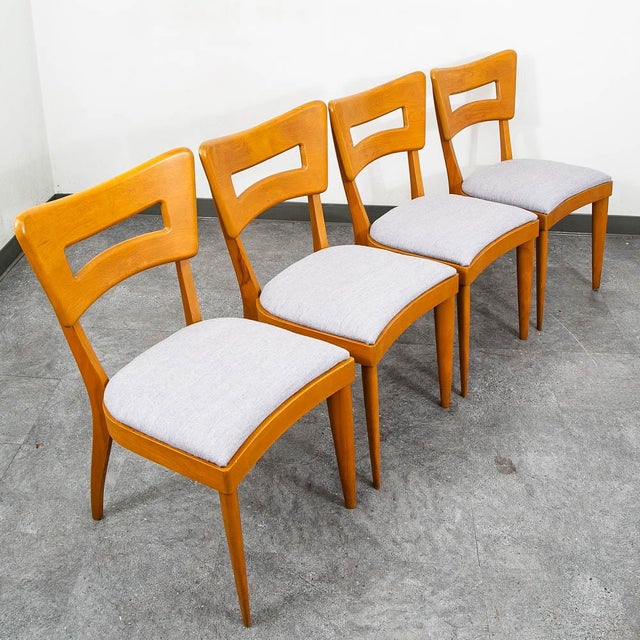 1960s 1960s Mid Century Modern Dining Chairs Set 8 Heywood Wakefield Dog Bone Armchair MCM For Sale - Image 5 of 11