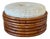 Vintage Restored Stacked Bent Rattan Ottoman or Footstool Manner of Paul Frankl For Sale