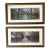 Vintage Richard Berenholtz Framed Panoramic Garden Photography - Pair For Sale