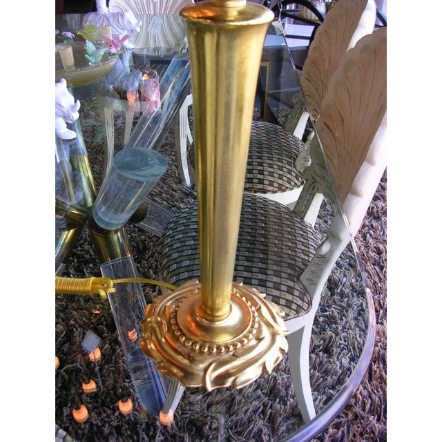 Contemporary Gold Leaf Cannes Lamps by Bryan Cox - a Pair For Sale - Image 3 of 7