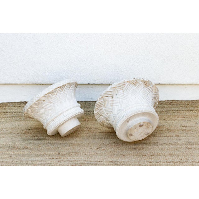 Set of Two French Marble Jardinieres For Sale - Image 9 of 9