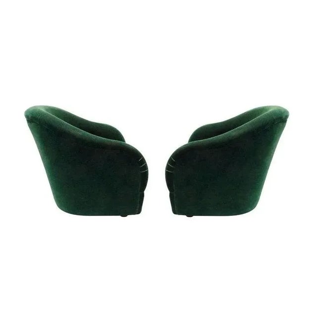 Ward Bennett Swivel Chairs for Brickel Associates Inc - A Pair For Sale In Dallas - Image 6 of 9