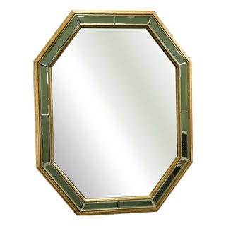 Large Octagonal Bevelled Mirror by De Knudt, Belgium, 1980s For Sale