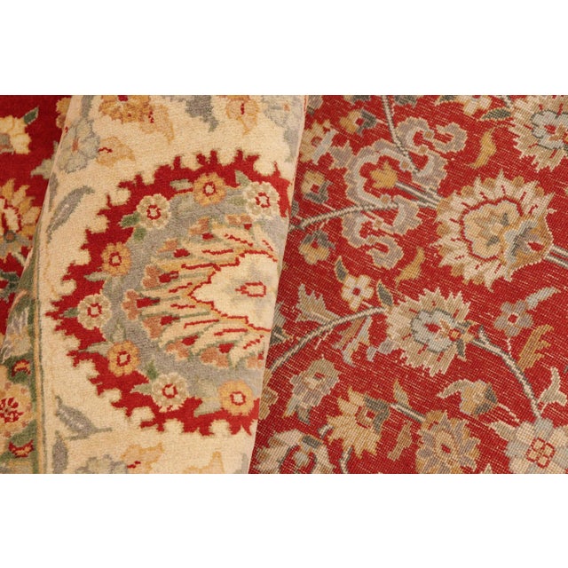 Beige 1980s Vintage Heritage Wool Rug - 10'0'' X 14'0'' For Sale - Image 8 of 8