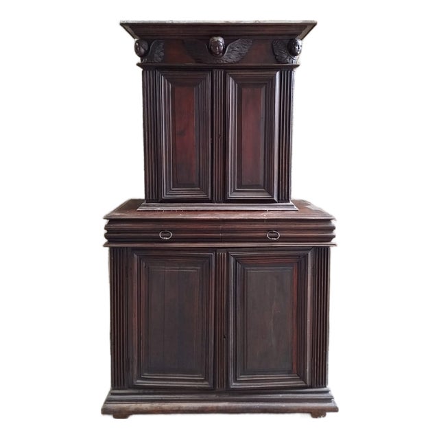 Antique Louis XIII Buffet in Walnut, 1500s For Sale