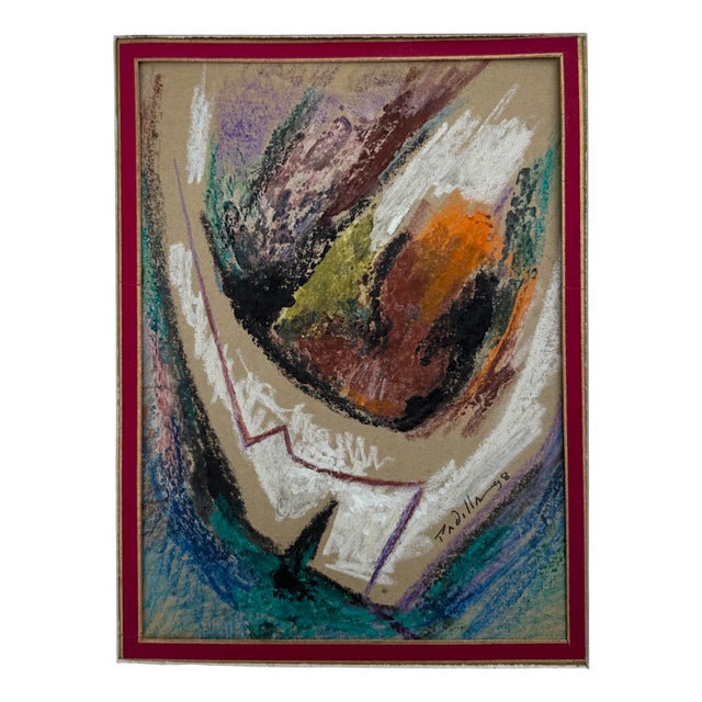 Lorenzo Padilla, Abstract, 1998, Oil and Pastel For Sale