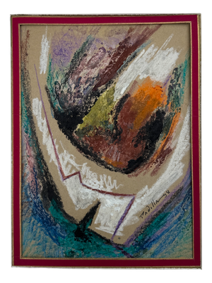 Lorenzo Padilla, Abstract, 1998, Oil and Pastel