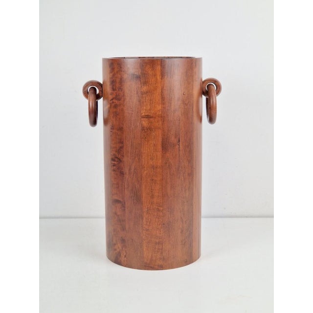 Vintage Wooden Cylinder Umbrella Stand, 1960s For Sale - Image 10 of 11