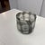 Contemporary Smoke Gray + White Geometric Art Glass Bowl Vase For Sale In San Francisco - Image 6 of 12