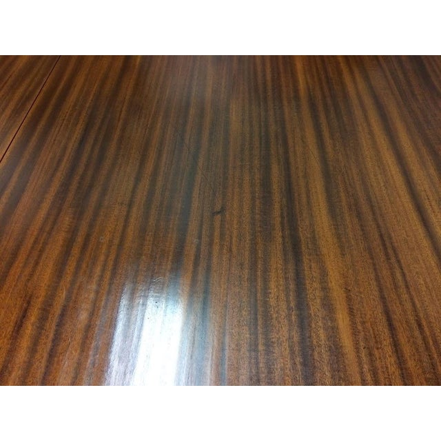 Item: Vintage Tilting Dining Table with Two Leaves. (Unmarked) Age & Condition: Circa 1980-1990. Good, with some light...