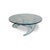 Mid-Century Propeller Coffee Table in Glass by Knut Hesterberg for Ronald Schmitt For Sale - Image 13 of 13