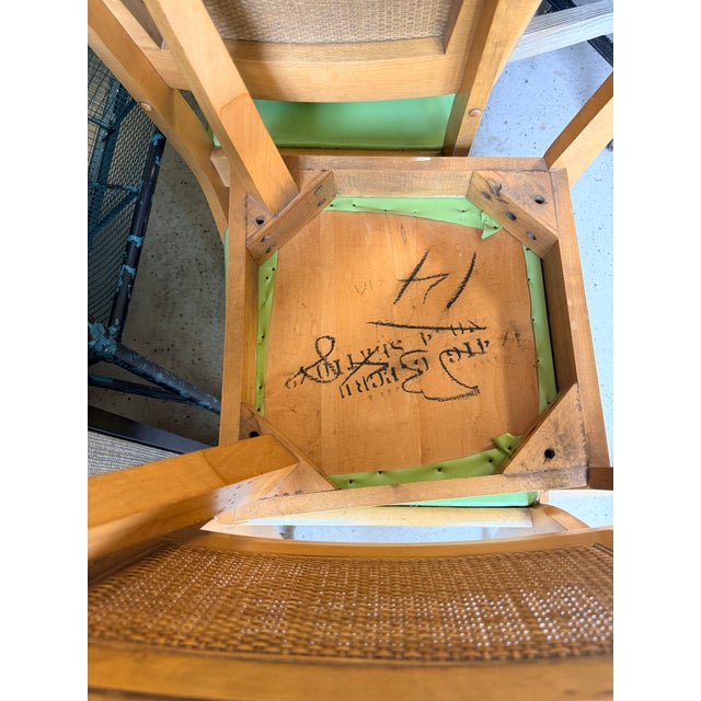 Mid Century Modern Drop Leaf Dining Table & 4 Chairs For Sale - Image 12 of 17