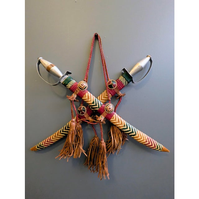 African 1940s-1950s West African Ceremonial Mandinka/Mandingo Swords For Sale - Image 3 of 12