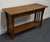 Mission Leick Home Oak Craftsman Mission Style 54" Accent Console Sofa Table For Sale - Image 3 of 12