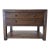 Nathalie Reclaimed Elm 2 Drawer Nightstand 36" - Walnut For Sale
