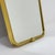 Metal Mid-Century German Asymmetric Brass Wall Mirror, 1960s For Sale - Image 7 of 11