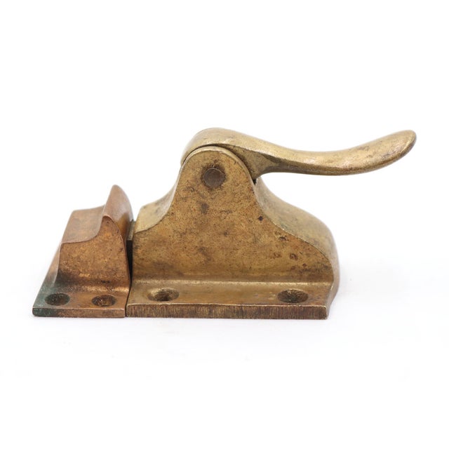 Traditional Vintage Brass Transom Window Latch For Sale - Image 3 of 4