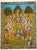 Vintage Pichhavai Painting of Krishna With Female Gopis Dancing For Sale - Image 13 of 13