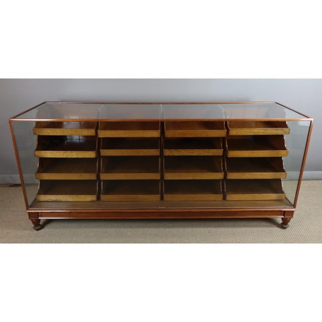 1930s Walnut Display Dresser, 1930s For Sale - Image 5 of 13