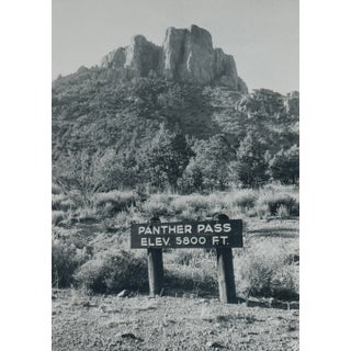 Panther Pass, Texas, 1960s, Black and White Photograph For Sale