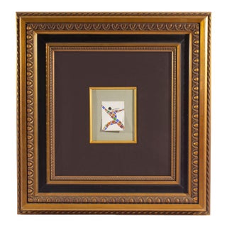 Signed "New Fabrics" Gouache Painting by Erte For Sale