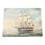 Mid 20th Century Clipper Ship on Choppy Waters, Seascape, Oil on Canvas For Sale