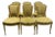 1920s Set of 6 Vintage Louis XVI Upholstered Dining Chairs For Sale