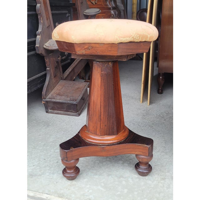 Circa 1860 Steinway Solid Rosewood Large Square Piano For Sale - Image 17 of 17