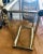 Vintage Milo Baughman Style Brass Console Table For Sale - Image 9 of 10